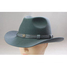 Nuevo estilo de moda Fedora Wide Brims Felt Hat para las mujeres (cw0007)